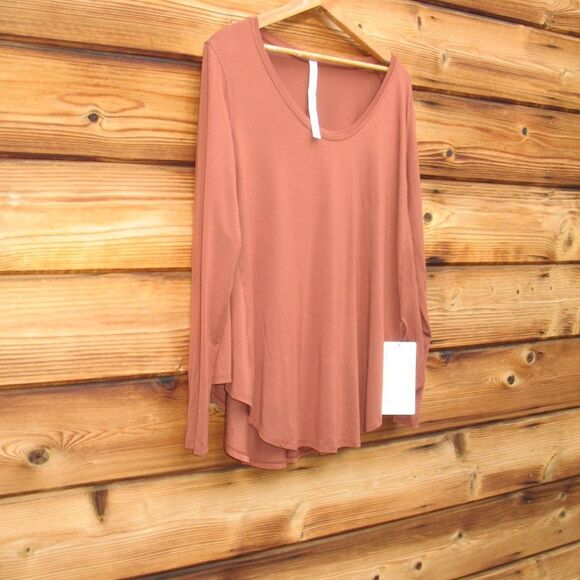 NWT Lululemon Up For Down Time Top Terracotta 6 - Picture 4 of 11